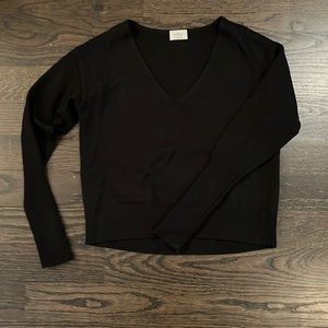 Wilfred V Neck Merino Wool Sweater (XS)